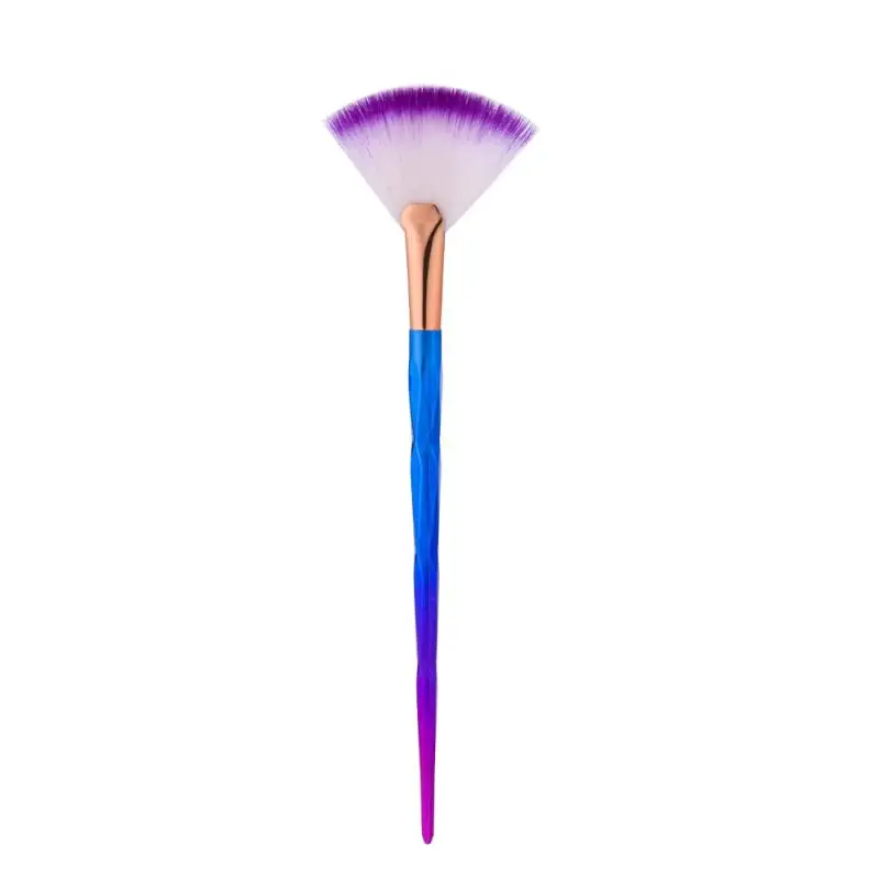 1PC Fan Shape Makeup Brush Nylon Rainbow Handle Makeup Brush Skin-Friendly Puff For Women Facial Beauty Makeup Care Accessories
1PC Fan Shape Makeup Brush Nylon Rainbow Handle Makeup Brush Skin-Friendly Puff For Women Facial Beauty Makeup Care Accessories
