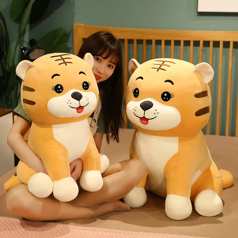 45-65cm Lovely Happy Smile Sitting Tiger Plush Toys High Quality Soft Stuffed Animal Tiger Pillow for Kids Baby Decor Gifts
45-65cm Lovely Happy Smile Sitting Tiger Plush Toys High Quality Soft Stuffed Animal Tiger Pillow for Kids Baby Decor Gifts