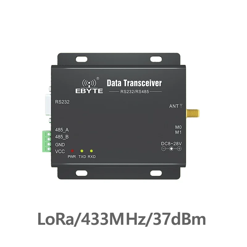 E90-DTU-433C37 Half Duplex High Speed Continuous Transmission Modbus RS232 RS485 433mhz 5W IOT uhf Wireless Transceiver Module
E90-DTU-433C37 Half Duplex High Speed Continuous Transmission Modbus RS232 RS485 433mhz 5W IOT uhf Wireless Transceiver Module