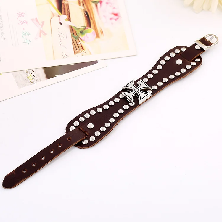 Charm Wide Leather Bracelet Men Punk Braided Rope Alloy Cuff Bangle Male Wristband Viking Bracelet Mens Jewelry
Charm Wide Leather Bracelet Men Punk Braided Rope Alloy Cuff Bangle Male Wristband Viking Bracelet Mens Jewelry