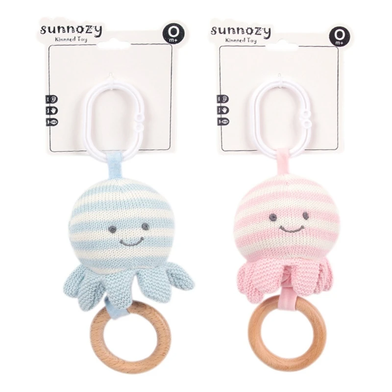 Baby wooden teeth toy DIY Crochet Octopus rattle baby teeth care training teeth pacifier molar toys newborn shower gift 
Baby wooden teeth toy DIY Crochet Octopus rattle baby teeth care training teeth pacifier molar toys newborn shower gift