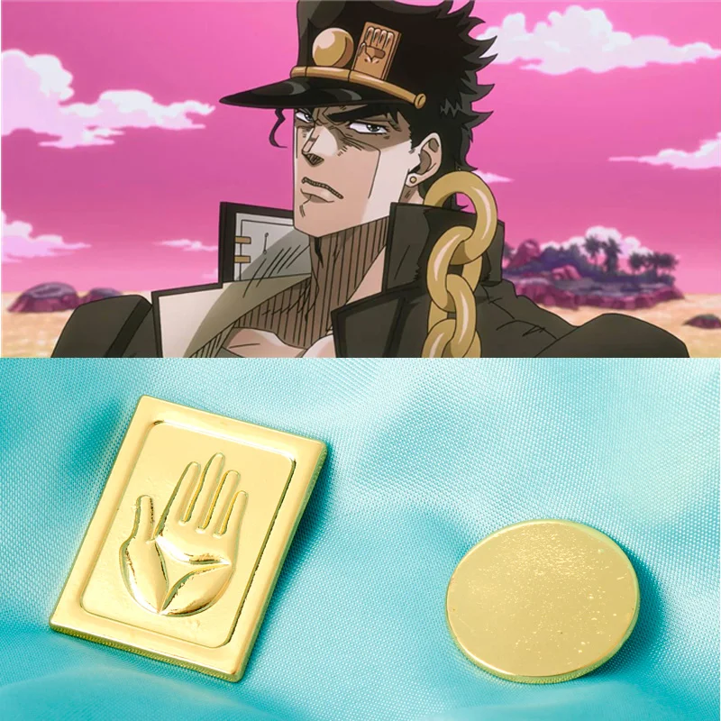 2Pcs JOJOS BIZARRE ADVENTURE Brooch Pins Round Brooches Metal Kujo Jotaro Hats Badge Pin Accessory Jewelry
2Pcs JOJOS BIZARRE ADVENTURE Brooch Pins Round Brooches Metal Kujo Jotaro Hats Badge Pin Accessory Jewelry