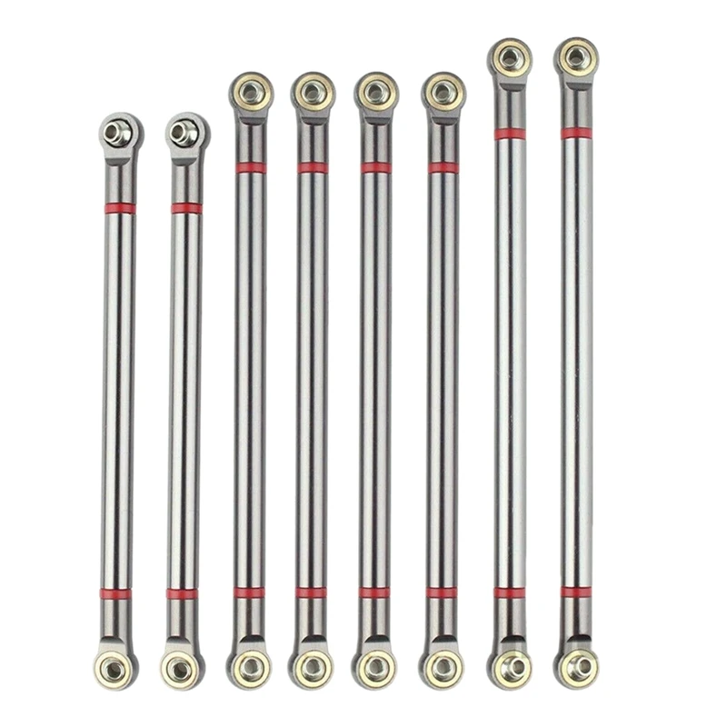 8Pcs Wheelbase Link Rod Aluminum Alloy Link Rod 31m for 1/10 Rc Car Crawler Axial Scx10
8Pcs Wheelbase Link Rod Aluminum Alloy Link Rod 31m for 1/10 Rc Car Crawler Axial Scx10