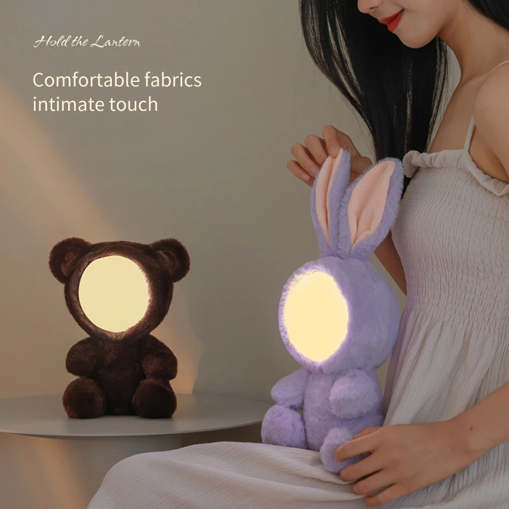Led Night Light Plush Toys Rabbit Bear Sleeping Light Usb Recharged Bedside Room Decor for Nursery Baby Kids Children's Bedroom
Led Night Light Plush Toys Rabbit Bear Sleeping Light Usb Recharged Bedside Room Decor for Nursery Baby Kids Children's Bedroom