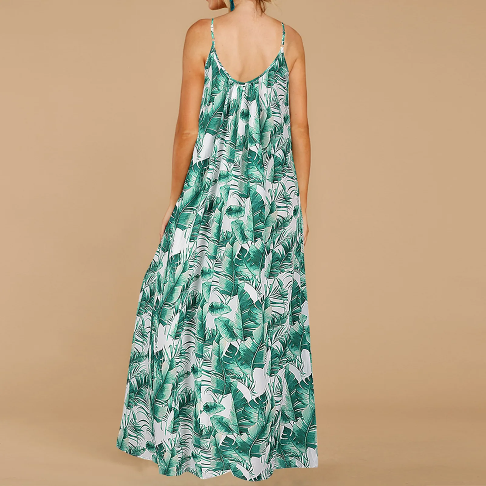 Women Fashion Bohemian Print O-Neck Sleeveless Loose Sling Maxi Dresses Summer Elegant Party Dress Beach Sundress
Women Fashion Bohemian Print O-Neck Sleeveless Loose Sling Maxi Dresses Summer Elegant Party Dress Beach Sundress