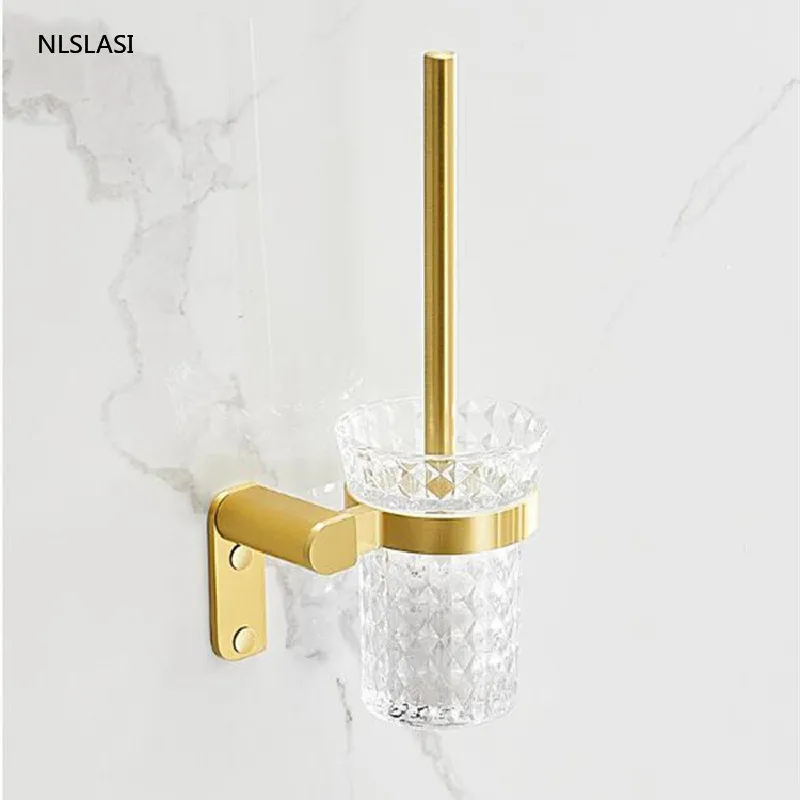 Punch-free Golden Aluminum Alloy Home Bathroom Toilet Paper Holder Toilet Brush Holder Bathroom Accessories Toilet Bowl Brush
Punch-free Golden Aluminum Alloy Home Bathroom Toilet Paper Holder Toilet Brush Holder Bathroom Accessories Toilet Bowl Brush