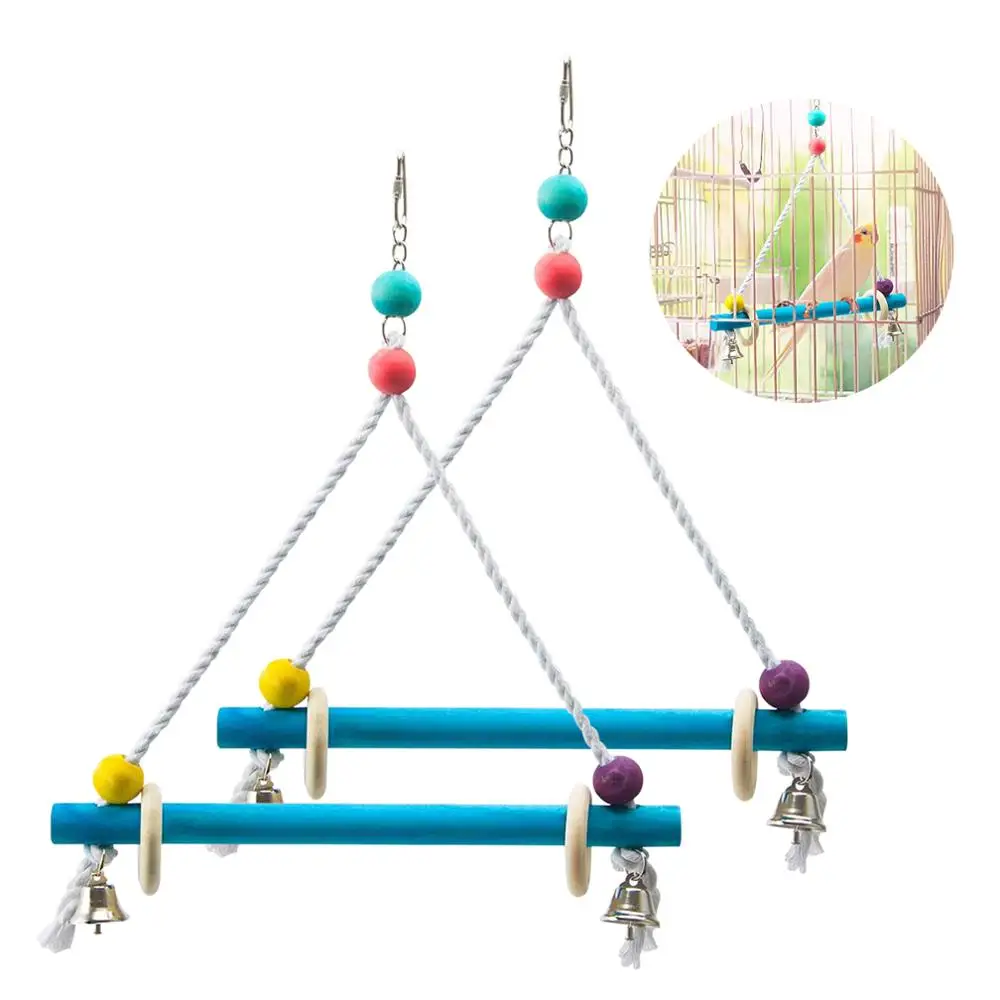 Parrot Swings Toys 2 Pack Parrot Swings Bird Toys Bird Stand Swing Perch Toy for Small and Medium Birds Cockatiel Finches Macaws 
Parrot Swings Toys 2 Pack Parrot Swings Bird Toys Bird Stand Swing Perch Toy for Small and Medium Birds Cockatiel Finches Macaws