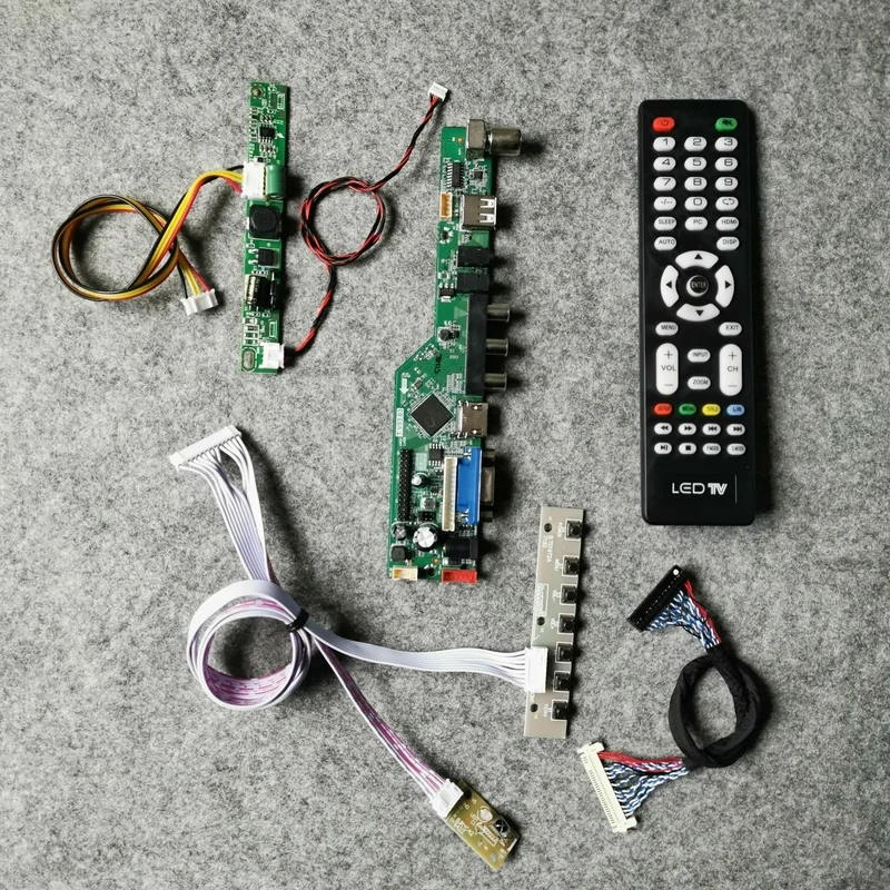 Плата контроллера монитора DIY Kit 60Hz WLDE LVDS 30 Pin Fit LM215DB/LM215DT1A/5A/6A/7A/8A/9A 1920*1080 LCD Matrix VGA AV USB
Плата контроллера монитора DIY Kit 60Hz WLDE LVDS 30 Pin Fit LM215DB/LM215DT1A/5A/6A/7A/8A/9A 1920*1080 LCD Matrix VGA AV USB