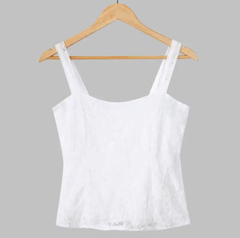 Goocheer HOT SALE Women Lace Sexy Sleeveless Low-cut Bodycon Crochet Chic Vest Tank Shirt Sumsmer Top
Goocheer HOT SALE Women Lace Sexy Sleeveless Low-cut Bodycon Crochet Chic Vest Tank Shirt Sumsmer Top