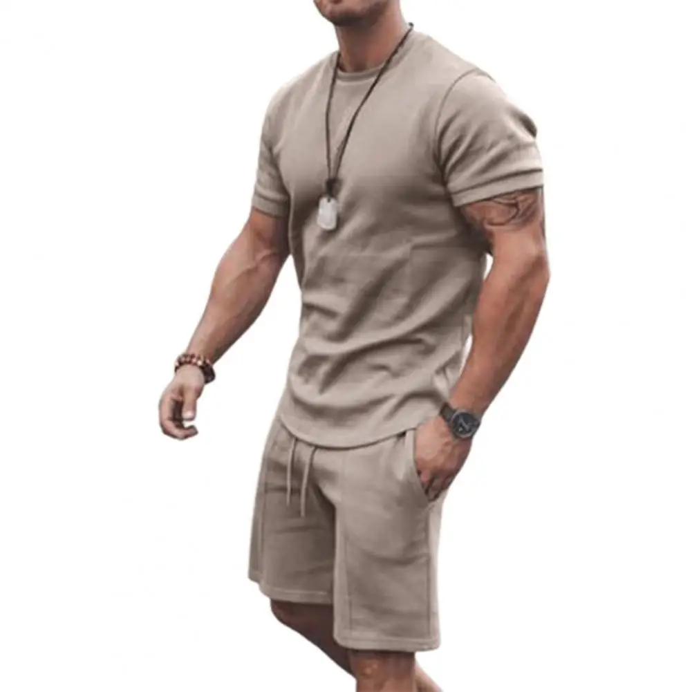 Men Short Tracksuit Set Casual Round Neck Soft Breathable Casual Men Sportswear Set Fitness Concise Men Sportswear Set
Men Short Tracksuit Set Casual Round Neck Soft Breathable Casual Men Sportswear Set Fitness Concise Men Sportswear Set