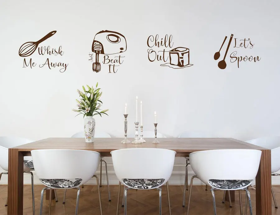 Set Of 4 Pcs Kitchen Utensil Let's Spoon Wall Sticker Vinyl Home Decor Kitchen Bake Dessert Shop Decals Removable Murals 4456
Set Of 4 Pcs Kitchen Utensil Let's Spoon Wall Sticker Vinyl Home Decor Kitchen Bake Dessert Shop Decals Removable Murals 4456