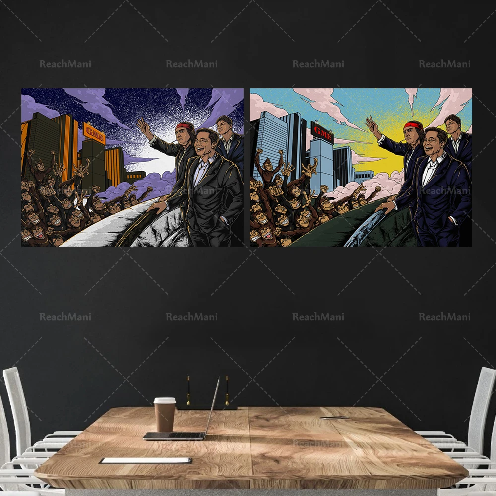 Finance Art | Meme Stocks | Gme | Stock Market Art | StockMarketPrint | HODL | Home Office Décor | Modern Wall Art - GME APES
Finance Art | Meme Stocks | Gme | Stock Market Art | StockMarketPrint | HODL | Home Office Décor | Modern Wall Art - GME APES