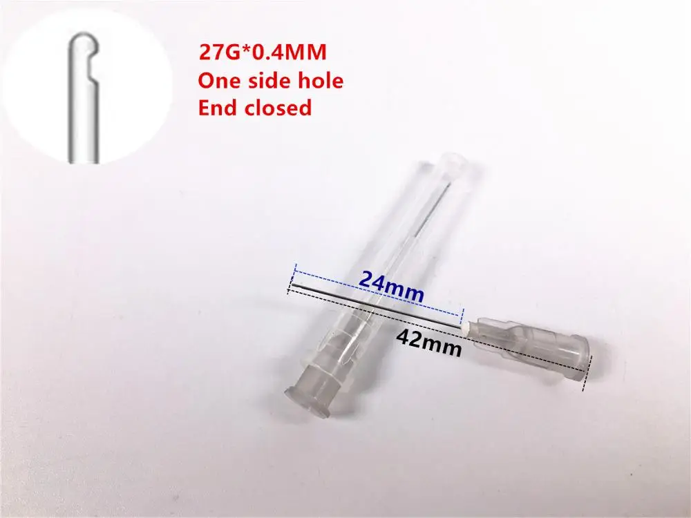 50-500Pcs Dental Endo Irrigation Needle 27G-Grey Disposable Syringe Tips One Side Hole 0.4mm
50-500Pcs Dental Endo Irrigation Needle 27G-Grey Disposable Syringe Tips One Side Hole 0.4mm