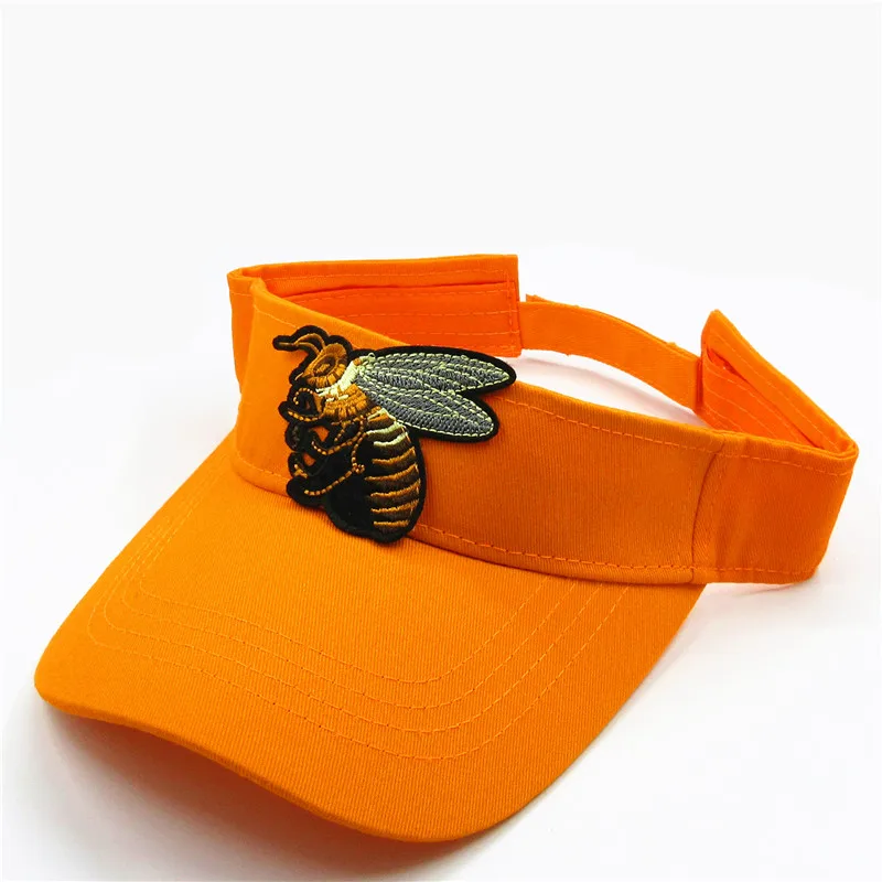

2020 Cotton Bee Embroidery Visors Baseball Cap Adjustable Snapback Cap for Men and Women 28