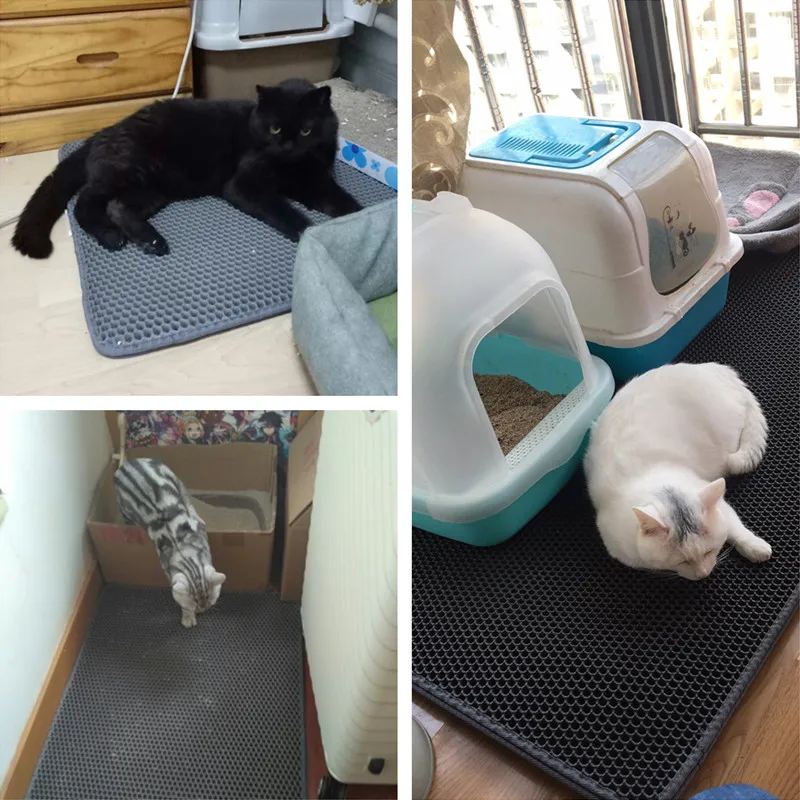 Waterproof Pet Cat Litter Box Mat Double Layer Cat Litter Trapper Mats Pet Feeding Sleeping Pad Easy Cleaning Cat Supplies
Waterproof Pet Cat Litter Box Mat Double Layer Cat Litter Trapper Mats Pet Feeding Sleeping Pad Easy Cleaning Cat Supplies