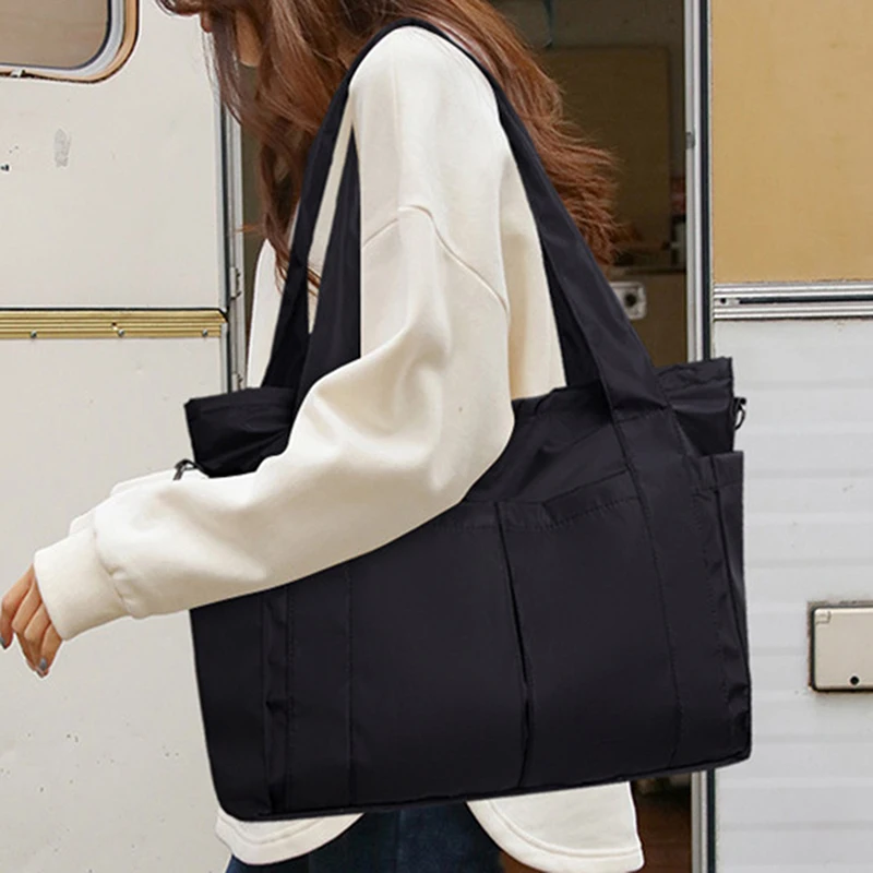 Large Capacity women's Shoulder Bag Waterproof Nylon Bag Lightweight one-shoulder Travel Handbag
Large Capacity women's Shoulder Bag Waterproof Nylon Bag Lightweight one-shoulder Travel Handbag
