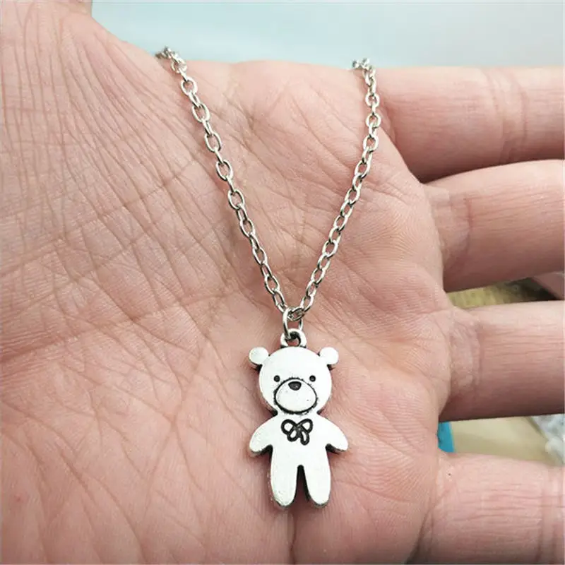 Teddy Bear Vintage Charm Creative Chain Necklace Women Pendants Fashion Jewelry Accessory ,Friend Birthday Gifts Necklace
Teddy Bear Vintage Charm Creative Chain Necklace Women Pendants Fashion Jewelry Accessory ,Friend Birthday Gifts Necklace