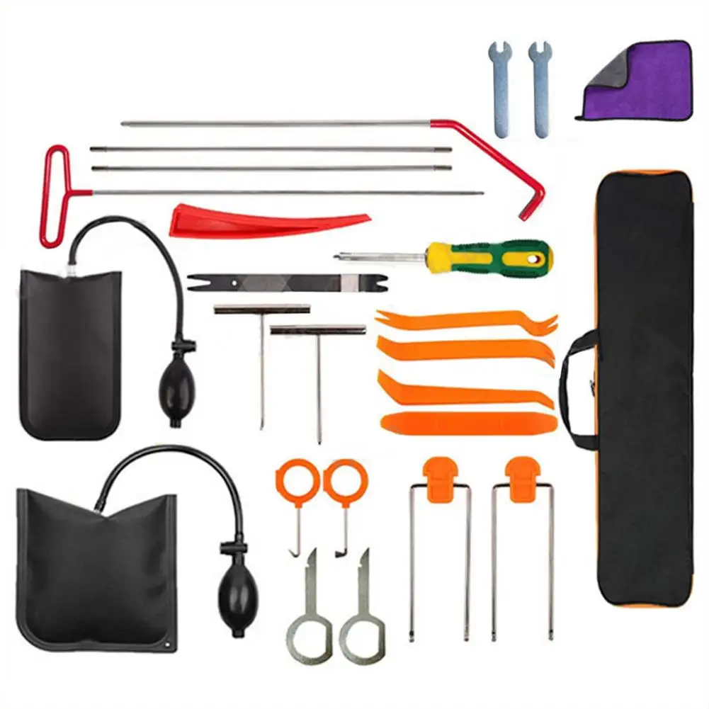 Car Lockout Kit Car Door Lock Opener Tool Kit Essential Automotive Car Tool Set Kit With Air Wedge Long Reach Grabber
Car Lockout Kit Car Door Lock Opener Tool Kit Essential Automotive Car Tool Set Kit With Air Wedge Long Reach Grabber
