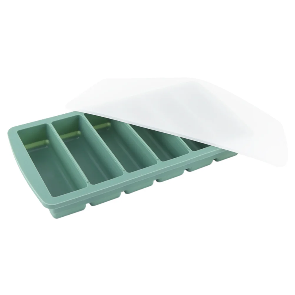 1pc 6 Slots Silicone Ice Cube Tray Ice Mold with Lid Ice Making Mold Cyanblue
1pc 6 Slots Silicone Ice Cube Tray Ice Mold with Lid Ice Making Mold Cyanblue