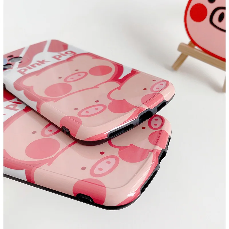Phon Cover for IPhone 8Plus Case Oval IMD TPU Cartoon Pig Cute Silicon Cases for Iphone Xr X 11 Pro Xs Max 7 Plus Back Cover Bag
Phon Cover for IPhone 8Plus Case Oval IMD TPU Cartoon Pig Cute Silicon Cases for Iphone Xr X 11 Pro Xs Max 7 Plus Back Cover Bag