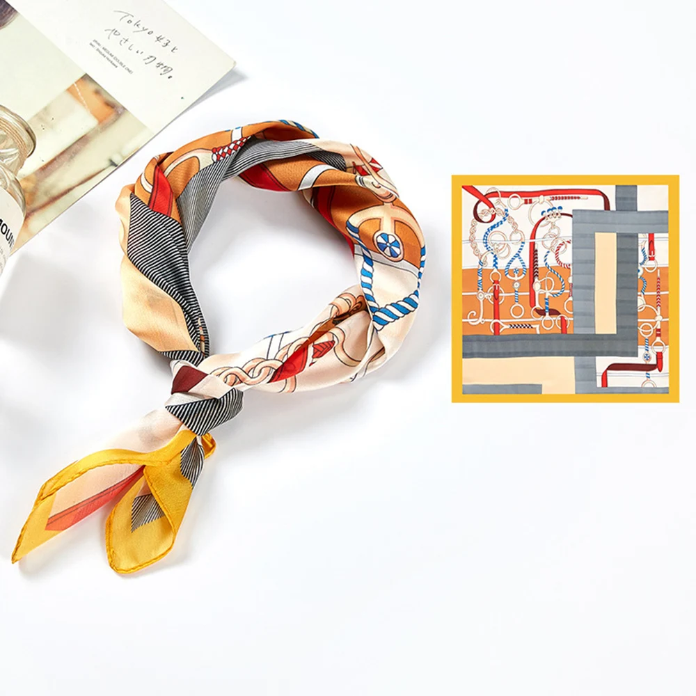 2021 Small Silk Hair Scarf Women Foulard Neck Wrap 53cm Square Kerchief Soft Bandana Leopard Print Lady Head Band Scarves Tie
2021 Small Silk Hair Scarf Women Foulard Neck Wrap 53cm Square Kerchief Soft Bandana Leopard Print Lady Head Band Scarves Tie