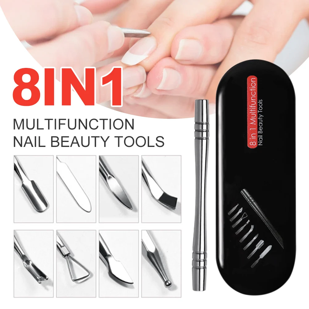Manicure Set Stainless Steel Nail Cuticle Pusher Nail File Magnetic Nail Grooming Kit with Storage Case Essential Accessories
Manicure Set Stainless Steel Nail Cuticle Pusher Nail File Magnetic Nail Grooming Kit with Storage Case Essential Accessories