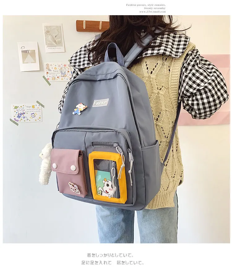 YTX473 High-profile schoolbag original niche Japanese junior high school student backpack Mori super hot backpack
YTX473 High-profile schoolbag original niche Japanese junior high school student backpack Mori super hot backpack