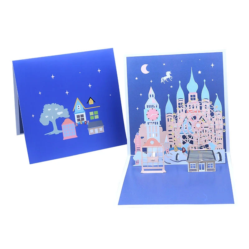 10pcs Wholesale 3D Handmade Ferris Wheel Playground Paper Blessing Greeting Card Graduation Birthday Party Creative Gift
10pcs Wholesale 3D Handmade Ferris Wheel Playground Paper Blessing Greeting Card Graduation Birthday Party Creative Gift