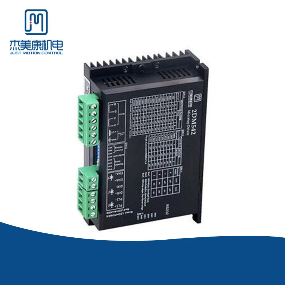 JMC Digital 2-Phase NEMA 23 Stepper Motor Driver Controller for CNC Router Cutting Engraving Machine 2DM542
JMC Digital 2-Phase NEMA 23 Stepper Motor Driver Controller for CNC Router Cutting Engraving Machine 2DM542