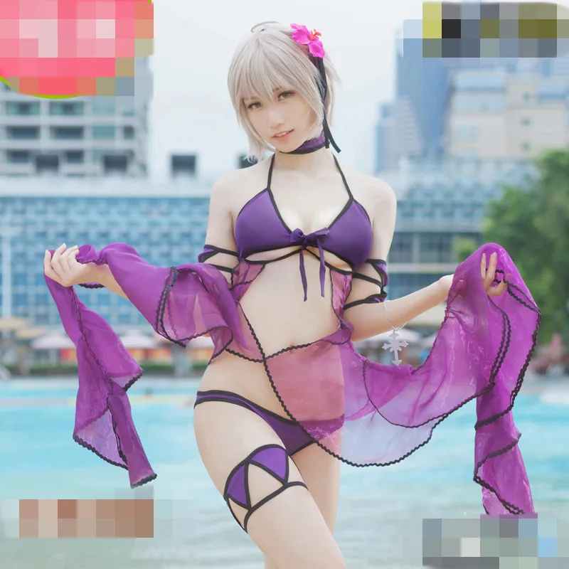 Fate, большой заказ, FGO, черные купальники-бикини в стиле «деним», женские бикини в стиле аниме
Fate, большой заказ, FGO, черные купальники-бикини в стиле «деним», женские бикини в стиле аниме