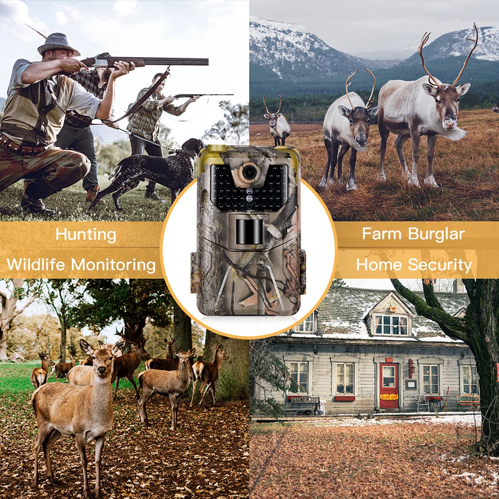 Hunting trail camera Waterproof Hd Tracking Hc-900a infrared camera 16mp 0.3 Seconds Trigger Wildlife Observation Camera
Hunting trail camera Waterproof Hd Tracking Hc-900a infrared camera 16mp 0.3 Seconds Trigger Wildlife Observation Camera