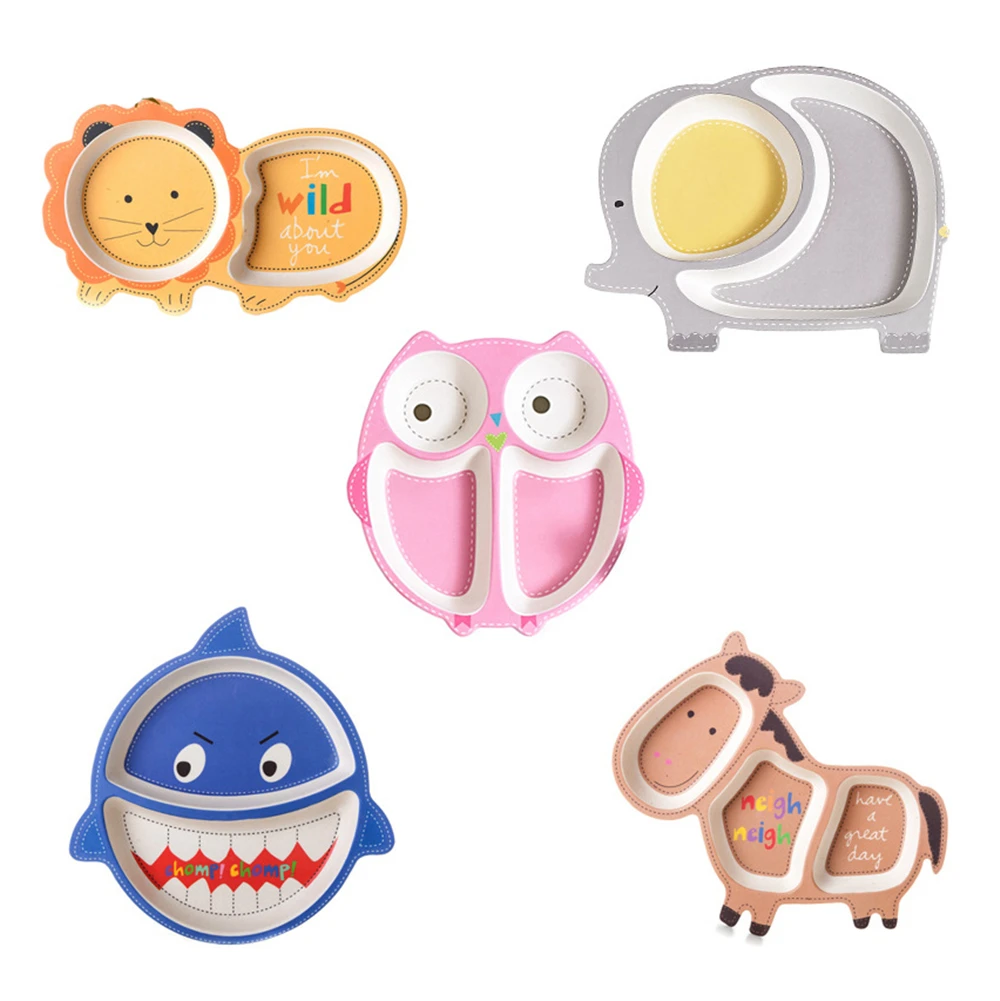 Cute Cartoon Animals Bamboo Fiber Kids Baby Children Grid Dinner Plate Solid Feeding Dinnerware Tableware
Cute Cartoon Animals Bamboo Fiber Kids Baby Children Grid Dinner Plate Solid Feeding Dinnerware Tableware