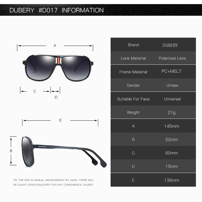 DUBERY Square Polarized Sunglasses Aviation Red Mirror Metal Sport Sun Glasses Male UV400 Driver Shades Coating Oculos
DUBERY Square Polarized Sunglasses Aviation Red Mirror Metal Sport Sun Glasses Male UV400 Driver Shades Coating Oculos