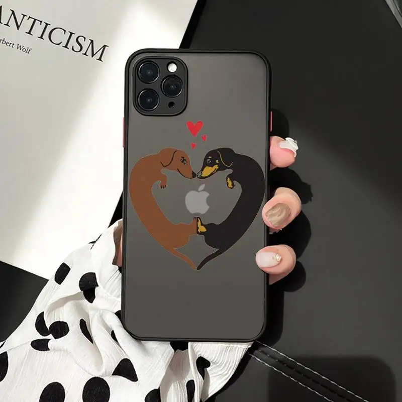 Dachshund Silhouette Dog luxury Phone Cases funda matte transparent For iphone 7 8 11 12 plus mini x xs xr pro max cover
Dachshund Silhouette Dog luxury Phone Cases funda matte transparent For iphone 7 8 11 12 plus mini x xs xr pro max cover