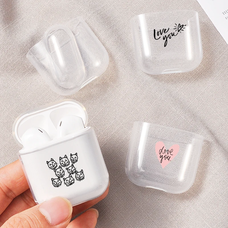 Фото Чехол для наушников Don't Touch King loveing Heart Apple AirPods чехол из мягкого поликарбоната