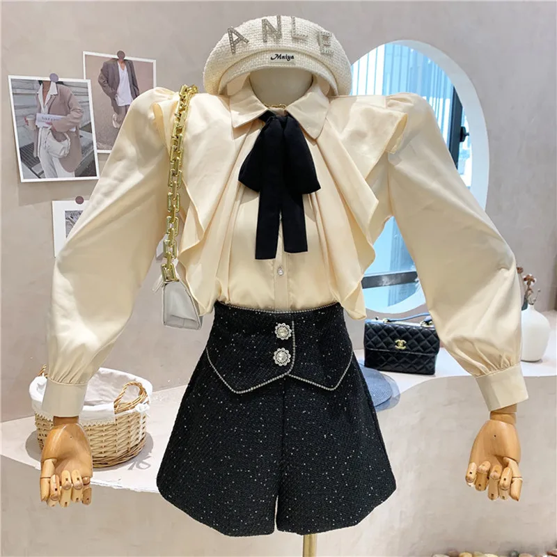 New Women's Clothing 2021 Autumn Winter Sweet top college style versatile design long sleeve bow shirt
New Women's Clothing 2021 Autumn Winter Sweet top college style versatile design long sleeve bow shirt
