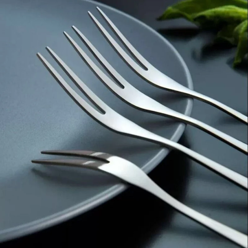 10Pcs Stainless Steel Fruit Fork Home Fork Kitchen Tool Kitchenware Salad Dessert Fork Cake Fork Household Supplies
10Pcs Stainless Steel Fruit Fork Home Fork Kitchen Tool Kitchenware Salad Dessert Fork Cake Fork Household Supplies