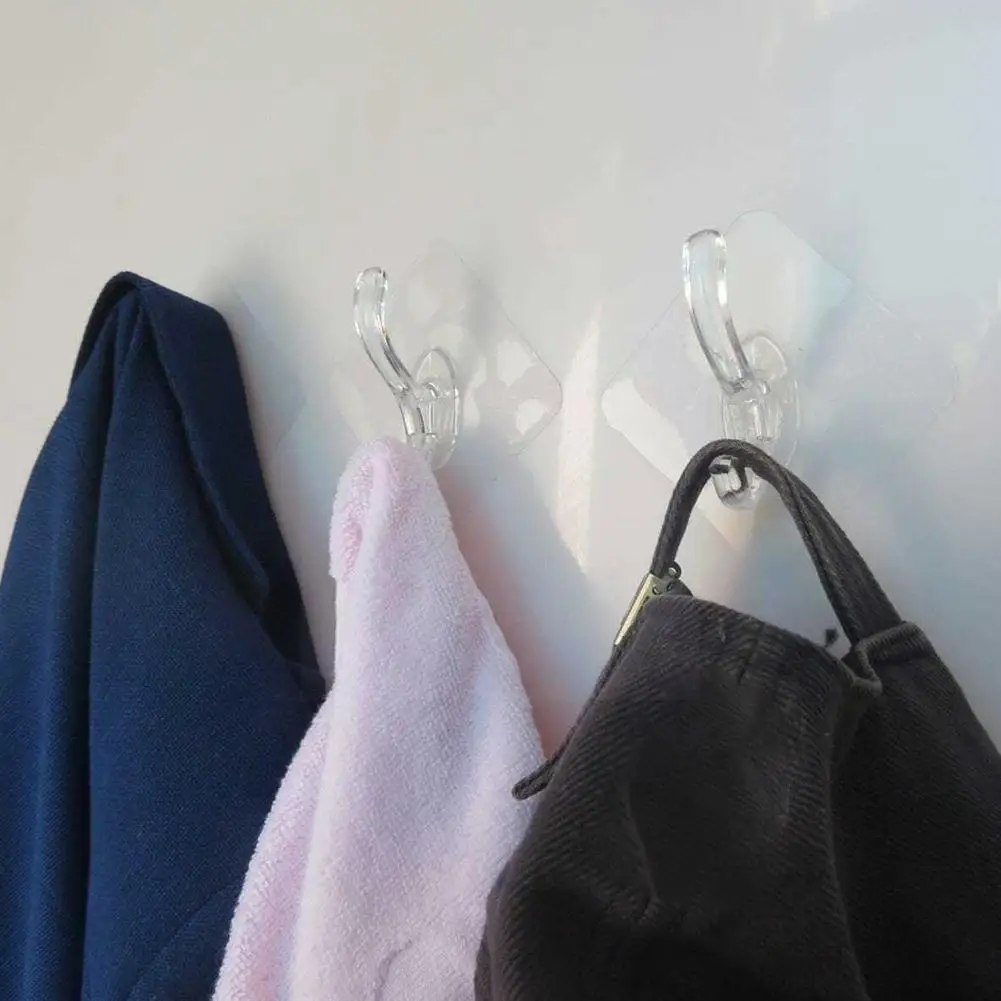 Transparent Non-marking Strong Sticking Hook Kitchen Storage Hanging Holder Hanger Bathroom Storage Stickers Tools N4F6
Transparent Non-marking Strong Sticking Hook Kitchen Storage Hanging Holder Hanger Bathroom Storage Stickers Tools N4F6
