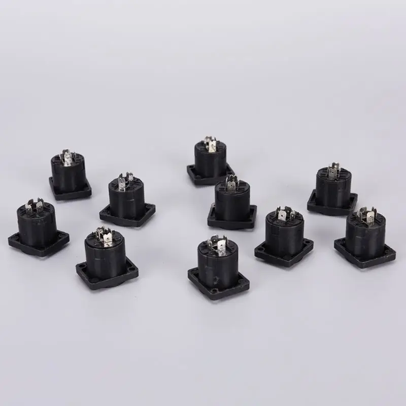 10pcs/lot 4 Pin Speakon Female Jack Socket Connector Audio Loudspeaker Amplifier 
10pcs/lot 4 Pin Speakon Female Jack Socket Connector Audio Loudspeaker Amplifier