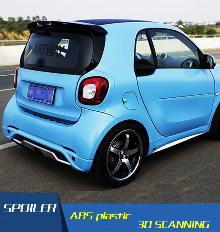 Спойлер для Smart fortwo 453 спойлер Carlsson из АБС пластика заднего крыла автомобиля