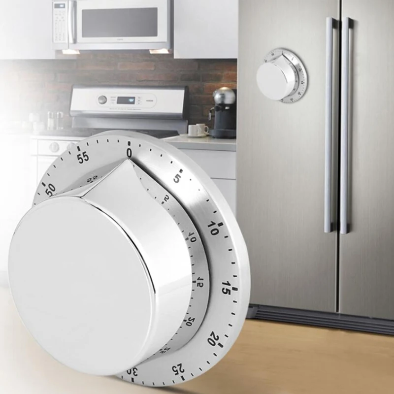 1pcs Stainless Steel Kitchen Timer with Magnetic Base Manual Mechanical Cooking Timer Countdown Cooking Tools Kitchen Gadgets
1pcs Stainless Steel Kitchen Timer with Magnetic Base Manual Mechanical Cooking Timer Countdown Cooking Tools Kitchen Gadgets