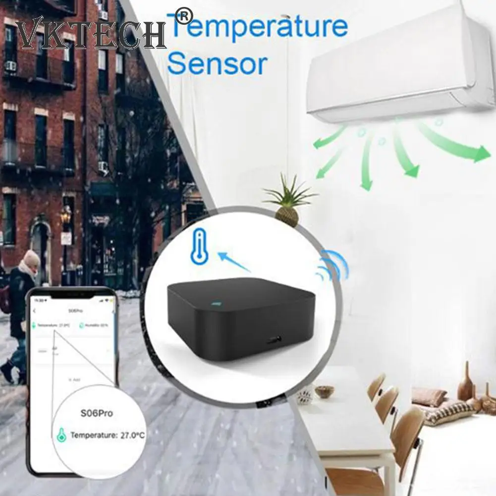 S06Pro IR Remote Control Smart WiFi Universal Infrared Tuya App Control for Air Conditioner TV DVD Temperature Humidity Works
S06Pro IR Remote Control Smart WiFi Universal Infrared Tuya App Control for Air Conditioner TV DVD Temperature Humidity Works