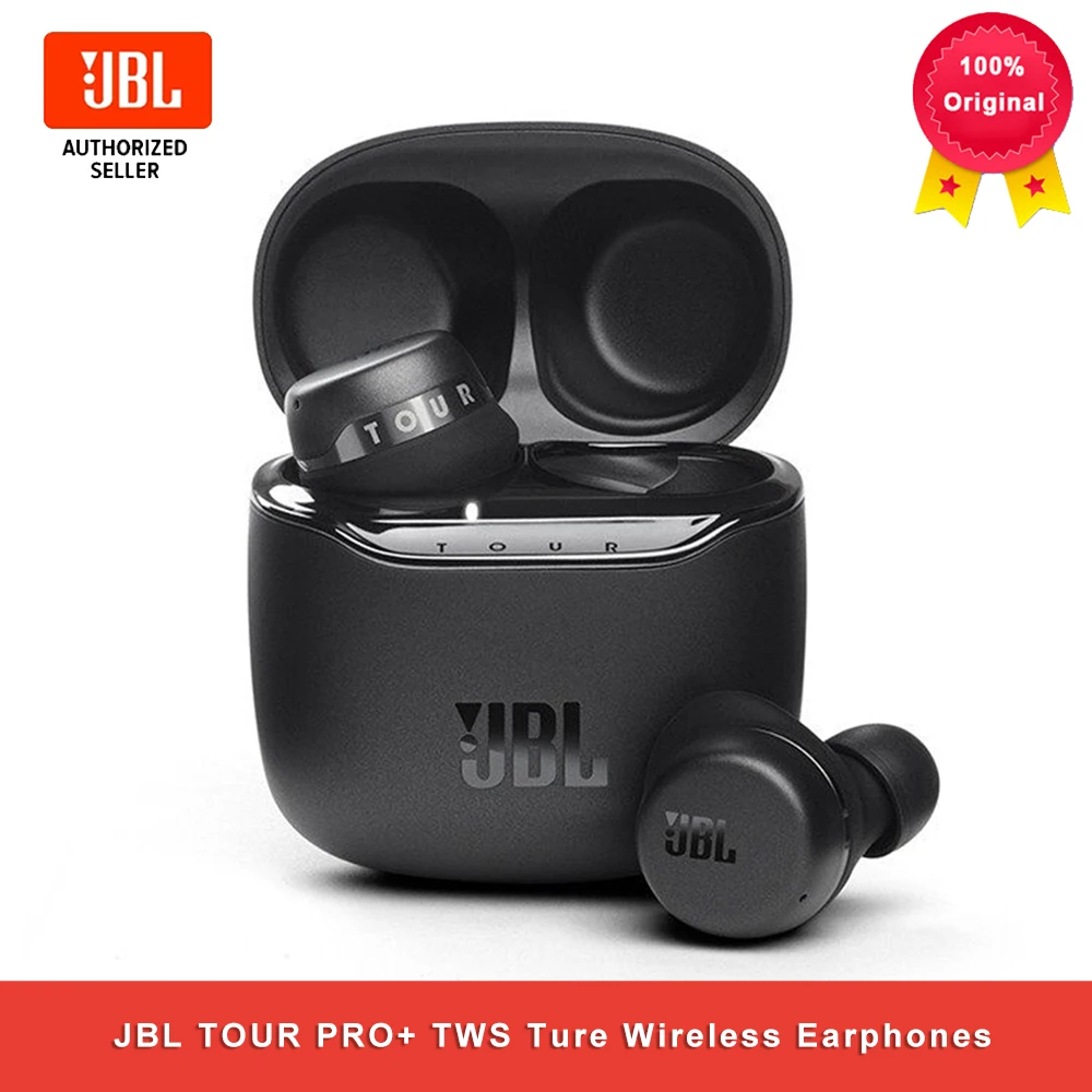 

JBL TOUR PRO+ TWS Ture Wireless Earphones Noice Cancelling Bluetooth 5.0 Sport Earbuds Waterproof Headphone with Mic Charge Box