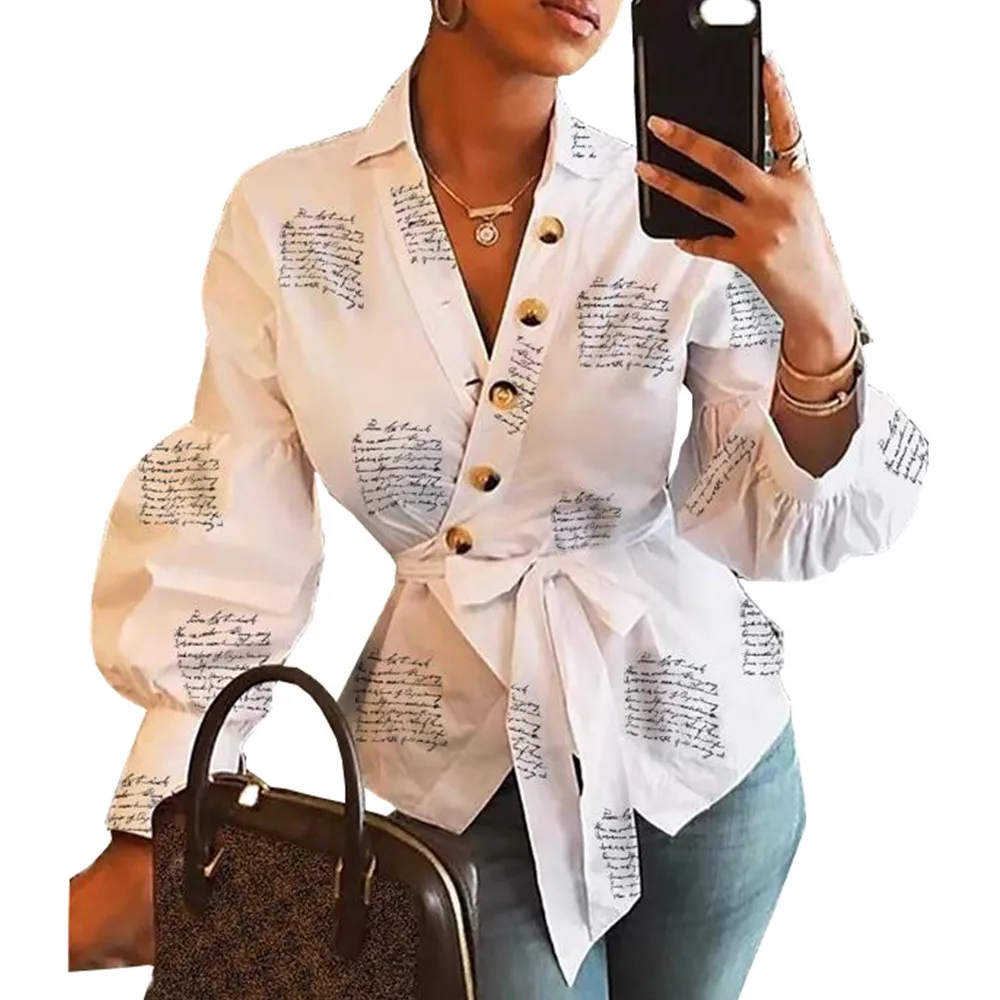 2021autumn Long Sleeve Fashion Women V Neck Tops And Blouses Blusas Mujer De Moda Bandage Women Tops Streetwear Outfits Clothes
2021autumn Long Sleeve Fashion Women V Neck Tops And Blouses Blusas Mujer De Moda Bandage Women Tops Streetwear Outfits Clothes