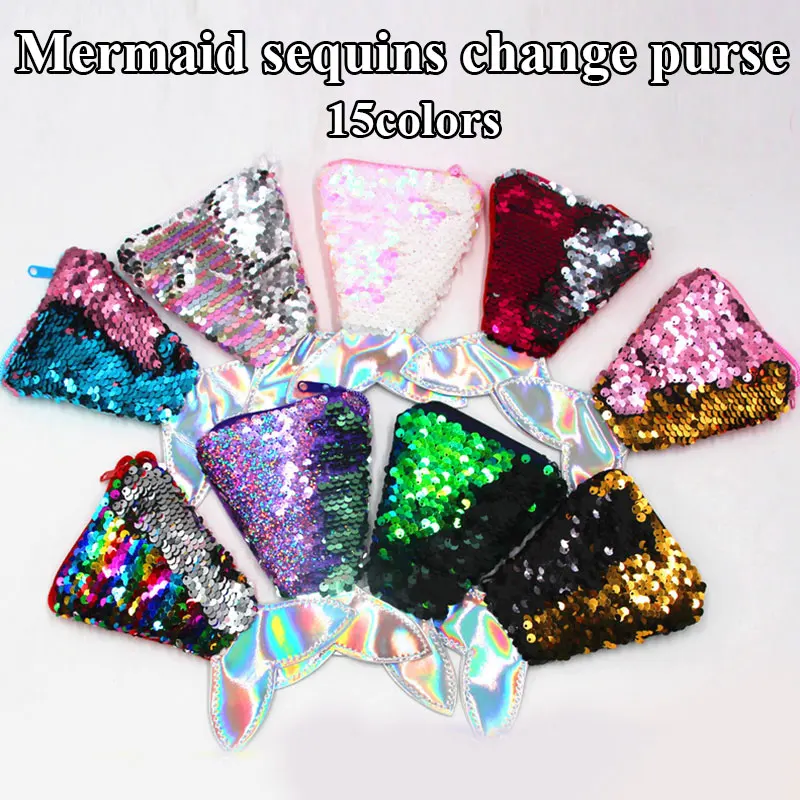 Fashion Sequin Coin Purse Creative Diagonal Fishtail Coin Purse Korean Style Shiny Lanyard Coin Purse For Women Girls
Fashion Sequin Coin Purse Creative Diagonal Fishtail Coin Purse Korean Style Shiny Lanyard Coin Purse For Women Girls
