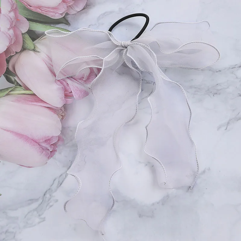 Women Bow Organza Streamers Hair Ties Summer Korean Sweet Bow Scrunchies Soft Gauze Elastic Ponytail Holder Hair Accessories
Women Bow Organza Streamers Hair Ties Summer Korean Sweet Bow Scrunchies Soft Gauze Elastic Ponytail Holder Hair Accessories