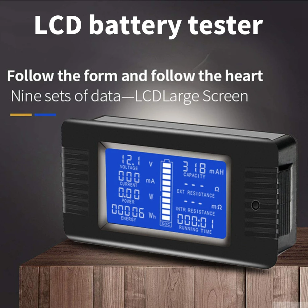 DC Multifunction Battery Tester Meter Multimeter Ammeter Voltmeter LCD Display Digital Current Voltage Solar Power
DC Multifunction Battery Tester Meter Multimeter Ammeter Voltmeter LCD Display Digital Current Voltage Solar Power