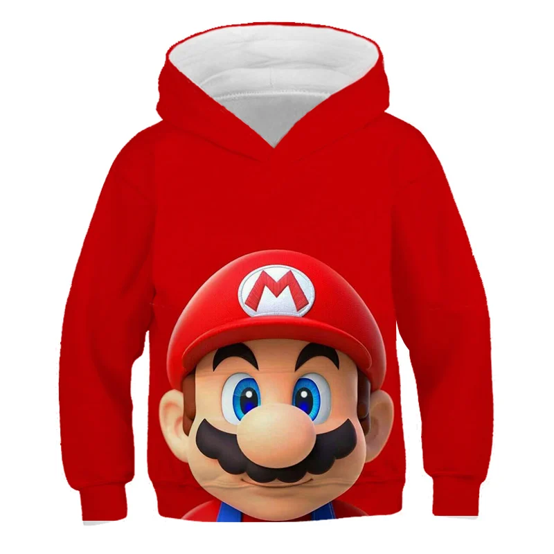 Mario bros Hoodie 3D Printing Children's Clothing Autumn Clothing Boys Girls Sweatshirt Kids Favorite Childhood Game Clothing
Mario bros Hoodie 3D Printing Children's Clothing Autumn Clothing Boys Girls Sweatshirt Kids Favorite Childhood Game Clothing