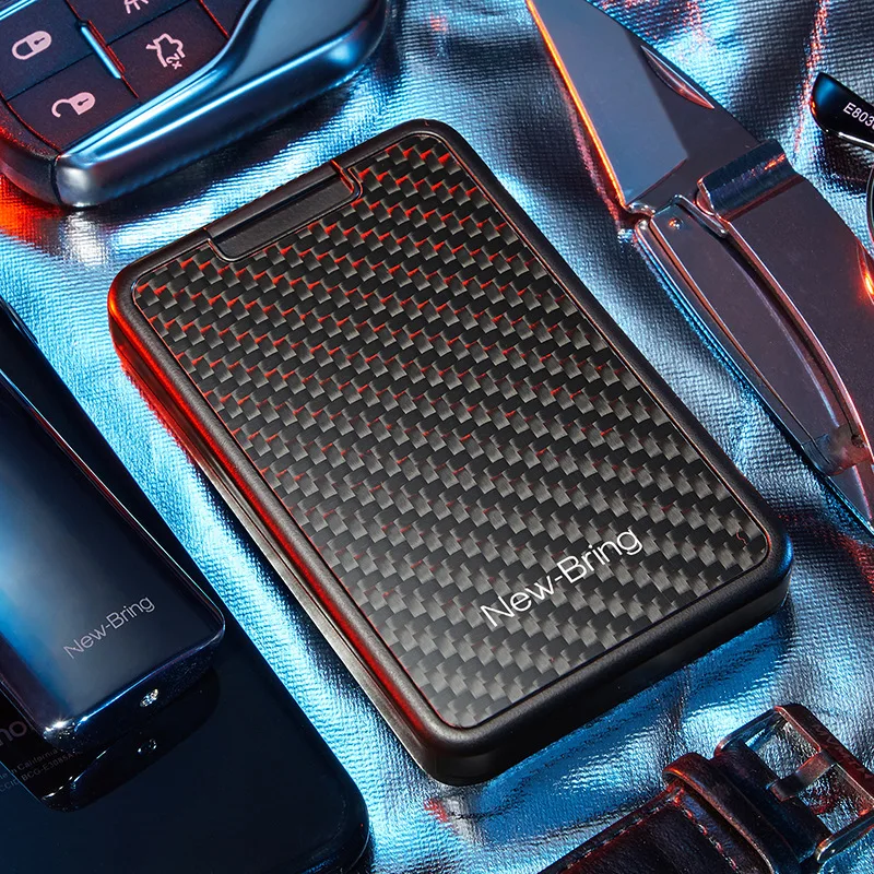 Minimalist Carbon Fiber Wallet Push Pull RFID Blocking Card Coin Holder Slide Wallet With Money Clip Front Pocket Wallets Men
Minimalist Carbon Fiber Wallet Push Pull RFID Blocking Card Coin Holder Slide Wallet With Money Clip Front Pocket Wallets Men