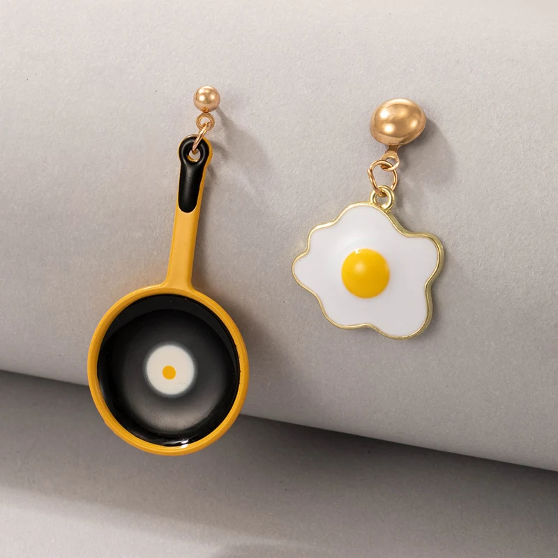 docona Creativity Poached Egg Pot Drop Earrings for Women Charms Colorful Dripping Oil Metal Earrings Ladies Jewelry Accessory
docona Creativity Poached Egg Pot Drop Earrings for Women Charms Colorful Dripping Oil Metal Earrings Ladies Jewelry Accessory